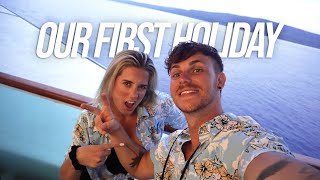 Boarding the Brilliance of the Seas.