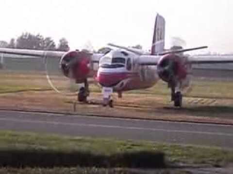 Canadian Museum of Flight CONAIR FIRECAT Members Day start up