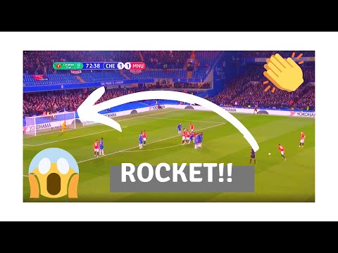 Rashford's Free Kick vs Chelsea. Carabao cup 30.10.2019