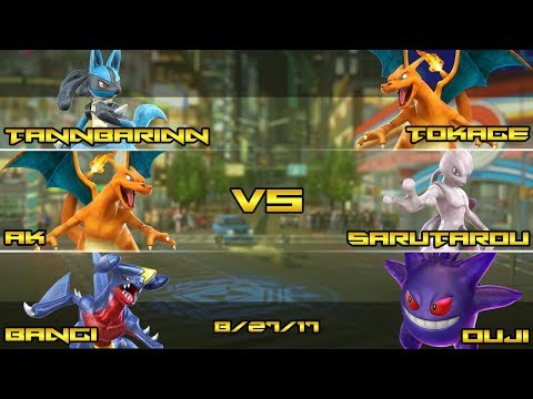 Toratawa 3on3: Tannbarinn/ak/Bangi (Luca/Zard/Chomp) vs Tokage/Sarutarou/Ouji (Zard/M2/Gengar)
