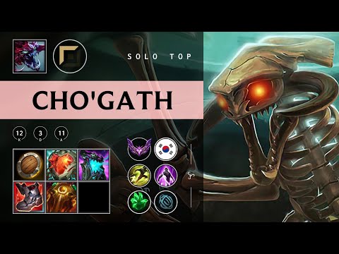 Cho'Gath Top vs Jayce - KR Master Patch 25.24