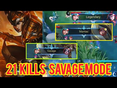 21 KILLS SAVAGE MODE || Zilong User | Mobile Legends