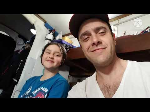 MUST SEE!!! V-berth storage & outboard installation! #sailingblackthorn