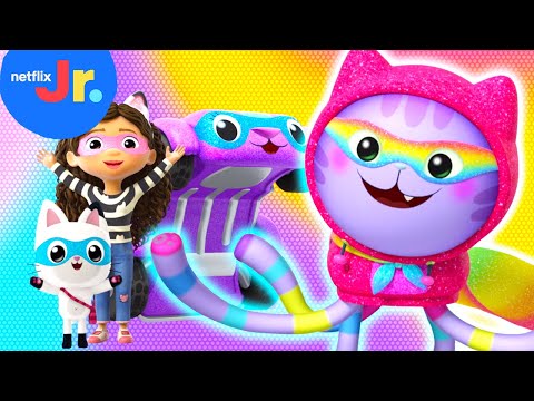 CatRatのスーパーシンカーズ障害物コース！?| ギャビーのドールハウス｜Netflix Jr. (CatRat's Super Thinkers Obstacle Course! ? | Gabby's Dollhouse | Netflix Jr)