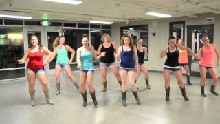 Burnin&#39; It Down Line Dance -   Boot Boogie Babes