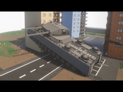 P1000 Ratte Crashing Into Things - Teardown