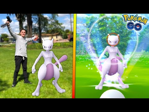 I CAUGHT MY FIRST EVER *REAL MEWTWO* IN POKÉMON GO!