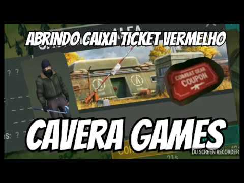 Last day Abrindo caixa do ticket vermelho