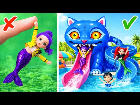 From Poor Mermaid To Rich Huntrix ⭐️  *Kpop Demon Hunters Mini Cardboard House*