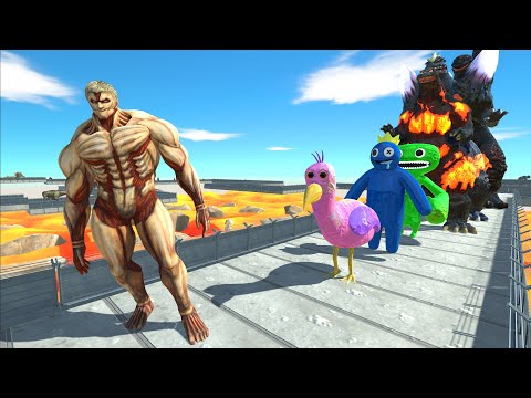 New Update Armored Titan Lava Death Run - Animal Revolt Battle Simulator