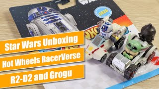 Hot Wheels Star Wars RacerVerse R2-D2 and Grogu 2025 - Star Wars Unboxing