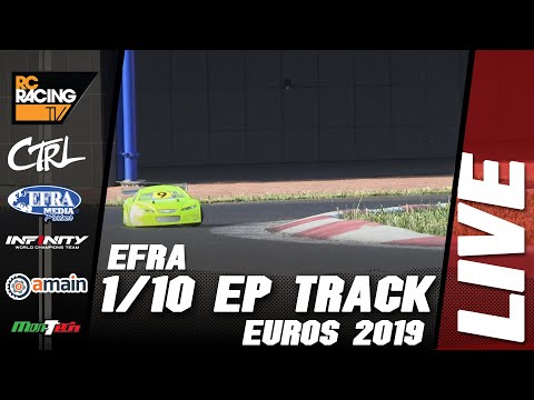 EFRA 1/10th Electric Euros 2019 - Saturday - Finals Day Live!