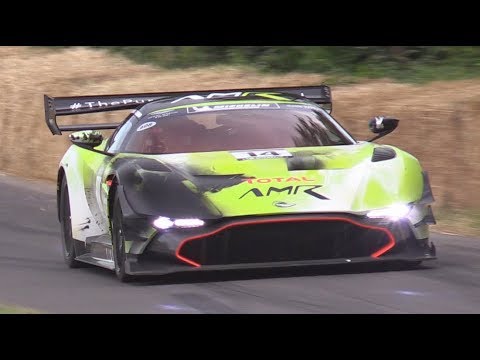 Aston Martin Vulcan AMR Pro at Goodwood FOS 2019! - 820HP N/A V12 Engine Sound!
