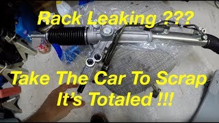1996 - 2003 BMW E39 5 Series Rack And Pinion Steering Removal DIY And String Alignment DIY