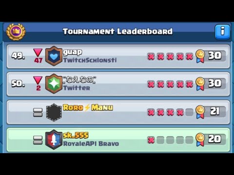 20-1 Global Tournament with 3.0 Xbow Cycle — Clash Royale