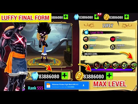 Stickman Pirates Fight Mod (Nieograniczone pieniądze) video