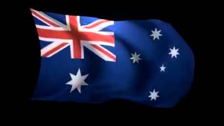 Advance Australia Fair (Juile Anthony version with waving flag)