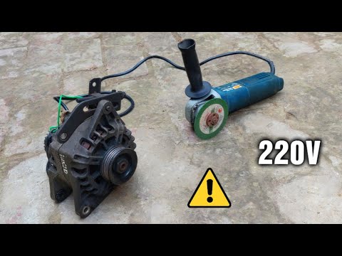REUSE 12V Car Alternator to DC Generator 500W डीसी जनरेटर 500W के लिए 12V कार अल्टरनेटर