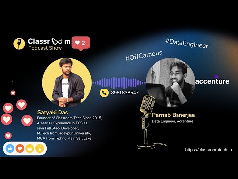 Unplaced to Data Engineer | Meet Parnab Banerjee X Classroom