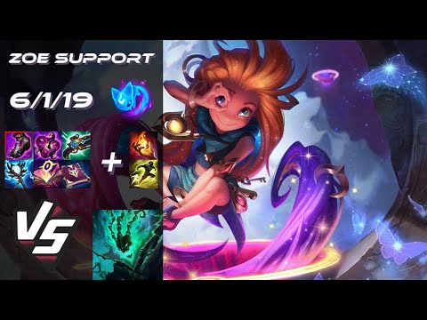 SUPPORT Zoe vs Thresh - NA Grandmaster Patch 25.21