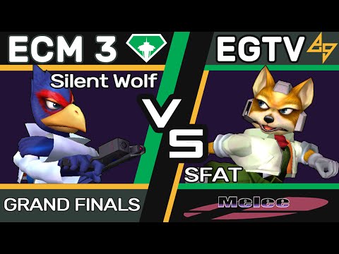 Secret | Silent Wolf (Falco) vs. CLG | SFAT (Fox) | SSBM GF | ECM3