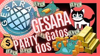 ? ? GESARA PARTY CAT Gato ? Engraçado ? FoFo #Shorts