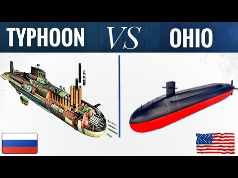 Typhoon VS Ohio Class Submarine | USA VS RUSSIA Navy