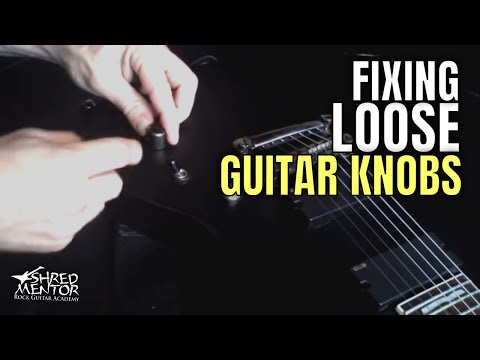 Fixing Loose Guitar Volume & Tone Knobs