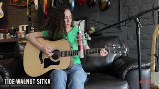 Video thumbnail for Taylor 110E Walnut Sitka by Guitar Gear