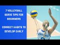 7 Volleyball Serve Tips for Beginners (SERVING HABITS TO DEVELOP EARLY)