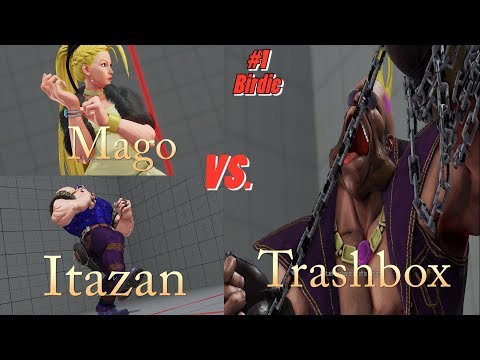 Trashbox (Birdie) vs. Itazan (Abigail) & Mago (Cammy)-Street Fighter 5 Arcade Edition