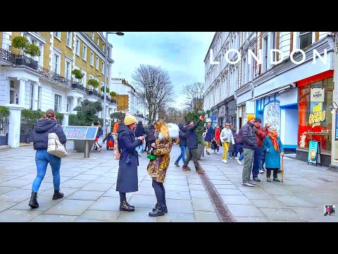 London City Walk, Walking upmarket London Chelsea, South Kensington, Knightsbridge, London Walk [4K]