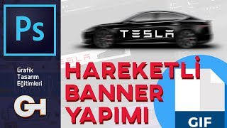 Hareketli Banner (GİF Banner) Yapmayı Öğren ? | Adode Photoshop CC