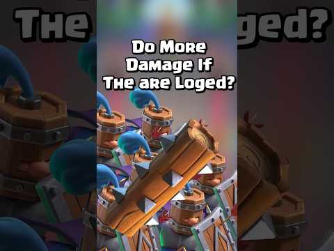 Evolved Royal Recruits Do More Damage if Loged? #clashroyale #shorts