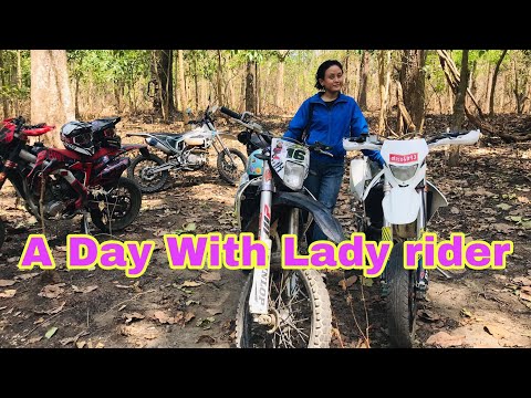 She Loves Dirt  Bikes - Girl rides Dirt Bike for the first time / Ride with lady Rider Prerana