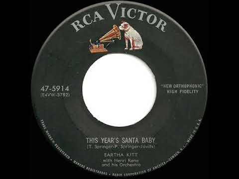 1954 Eartha Kitt - This Year’s Santa Baby