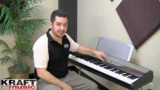 Video thumbnail for Kraft Music - Korg SP-250 Digital Piano Demo with Rich Formidoni by Kraft Music