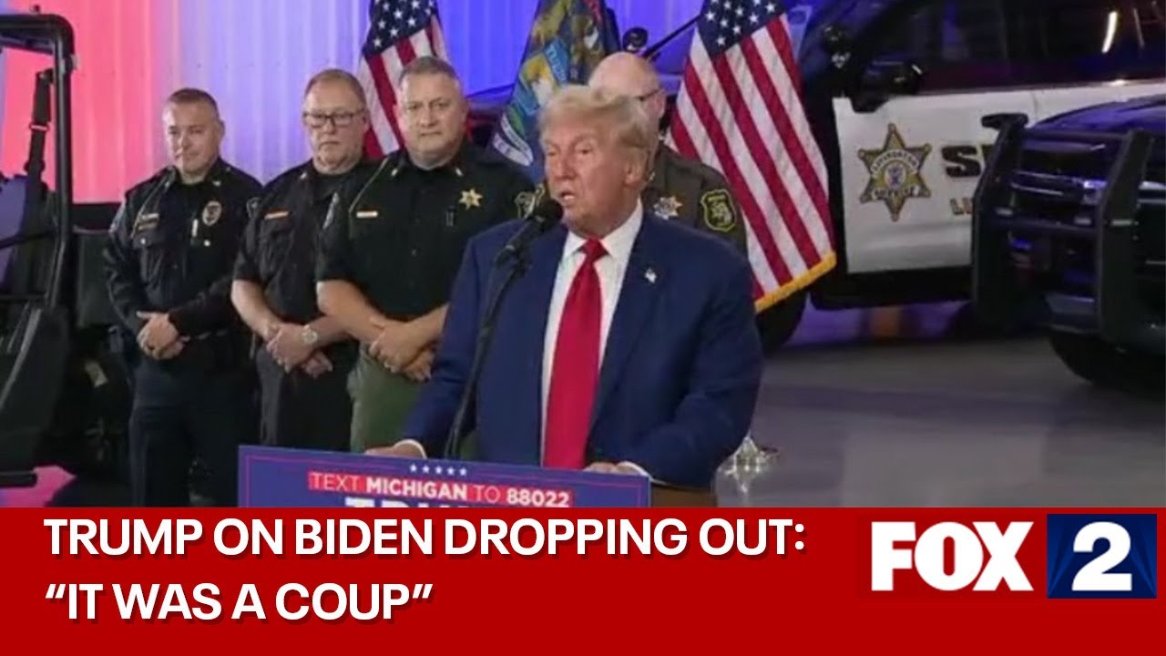 "IT WAS A COUP": Trump calls Harris replacing Biden a "violent overthrow of a President"