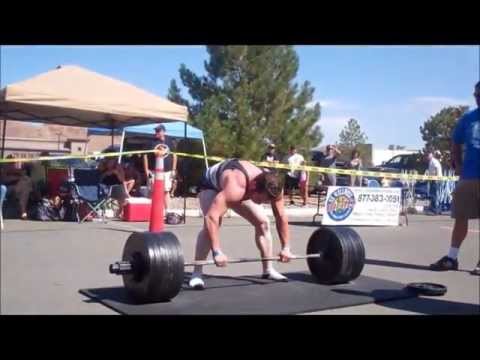 Kalle Beck 600lb deadlift at 185lbs