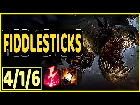 FIDDLESTICKS VS GRAVES - 4/1/6 KDA JUNGLE GAMEPLAY