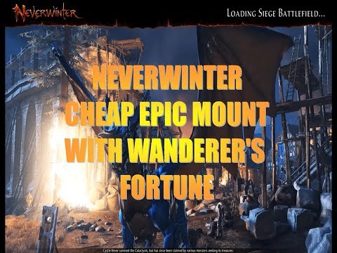 Neverwinter Get Your EPIC GRIFFON WITH WANDERER'S FORTUNE ABILITY Siege of Neverwinter