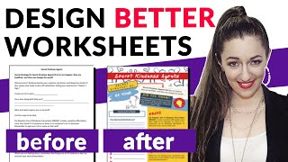 How to Make a Worksheet Look Good: My Tips From Designing Hundreds of Worksheets for Educators!