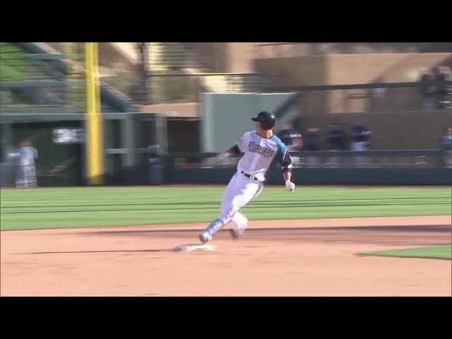 【ファイターズ春季キャンプ】ファイターズ・松本 レギュラー奪取へ同点打!! 2019/2/12