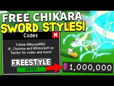 ALL 9 FREE SWORD STYLE CHIKARA CODES IN ANIME FIGHTING SIMULATOR! Roblox