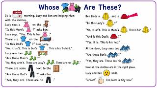 UNIT 7.4: "CLOTHES" READING PRACTICE
