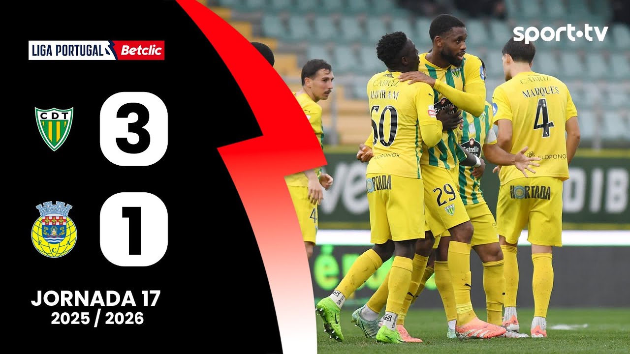 Tondela vs Arouca Goals and Key Moments Season 2025/2026