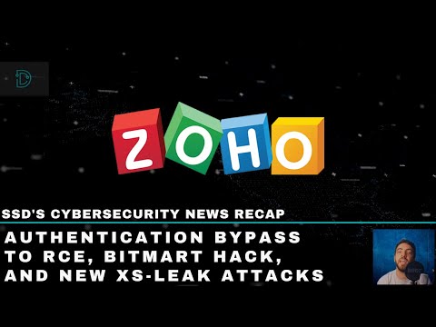 SSD's Cybersecurity News Recap - Authentication Bypass to RCE, Bitmart Hack, and New XS-Leak Attacks