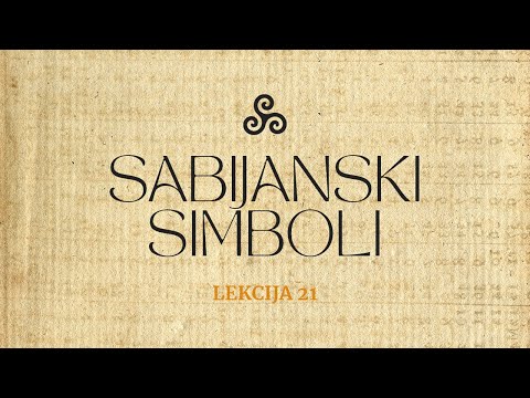 Lekcija 21 - Sabijanski Simboli