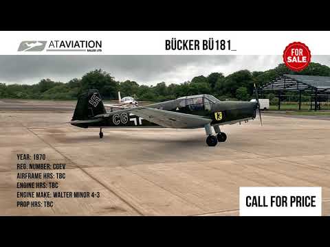 Bücker Flugzeugbau BU 181 Bestmann (SOLD)