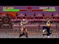 Mortal Kombat 2 Arcade Johnny Cage Vs Shao Kahn